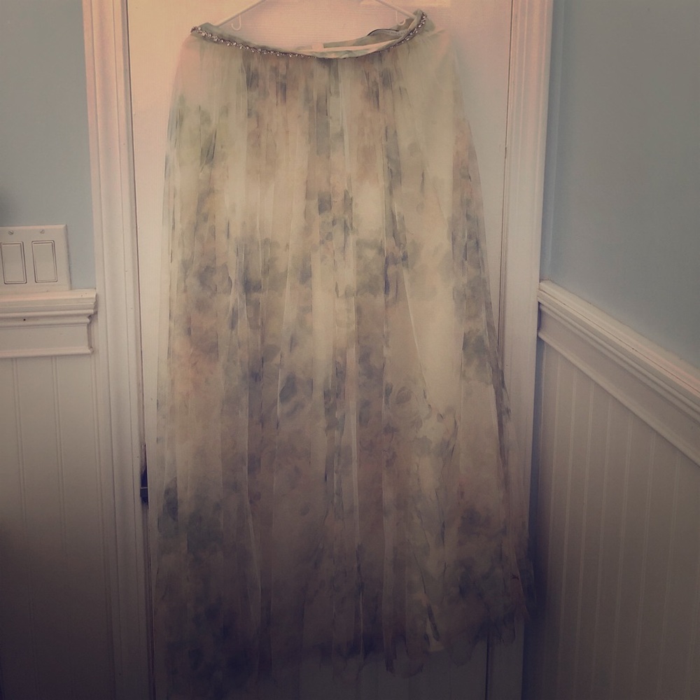 Jenny yoo bridesmaid skirt with belt BHLDN
